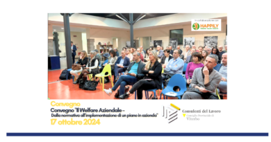 Convegno “Il Welfare Aziendale – Dalla normativa all’implementazione di un piano in azienda”